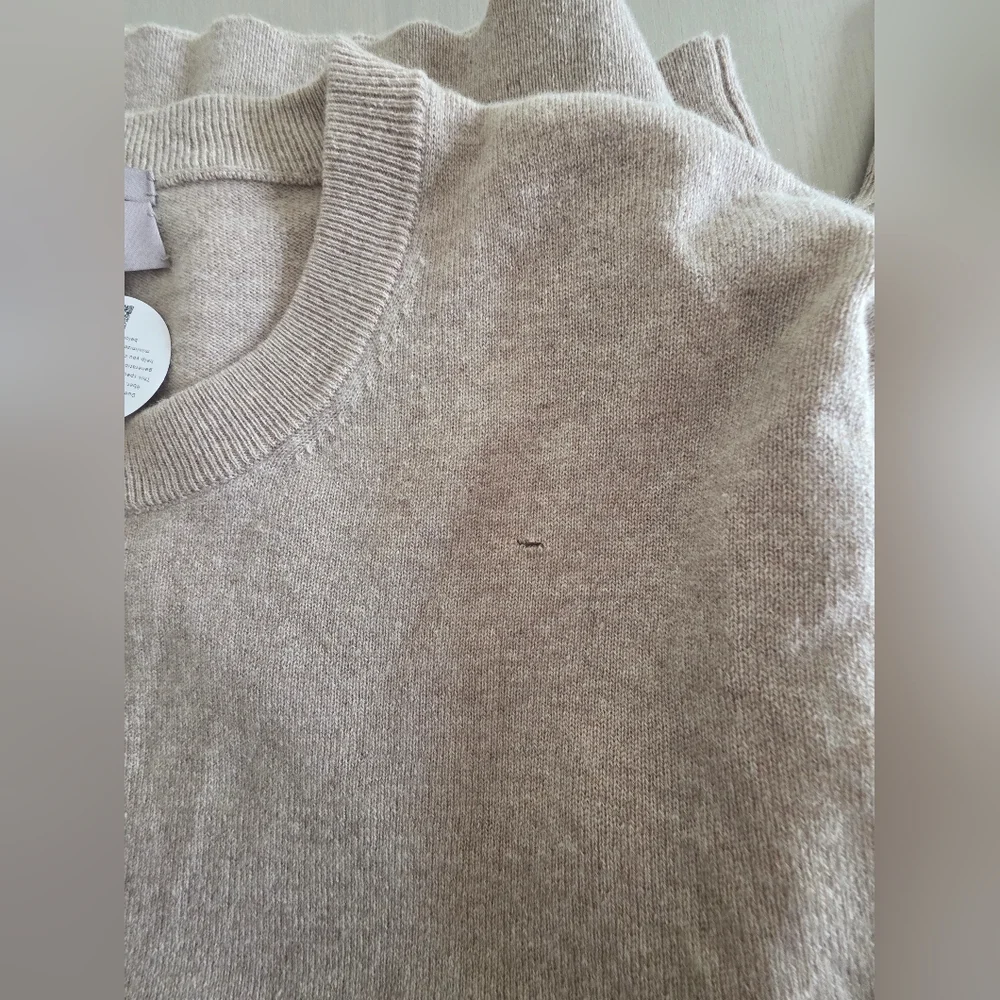 NWT J.Crew Women's Cashmere relaxed crewneck sweater Sz XL $198